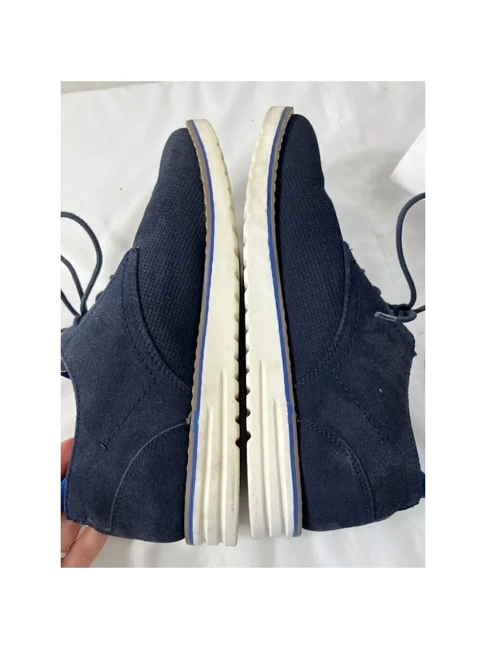 Madden Suede Oxford Shoes Men Size  8 blue
